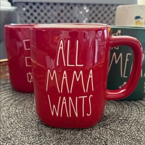 Red Ceramic Mug - All Mama Wants is a Silent Night